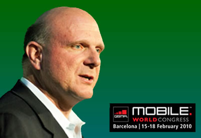 Steve Ballmer in MWC 2010